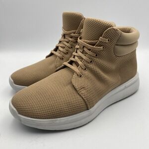 Clarks Shoes Women 8.5 Wide Sand Ezera Side ZIP Lace Washable Mesh Comfortable